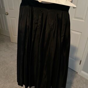Elegant Black A-Line Women's Skirt